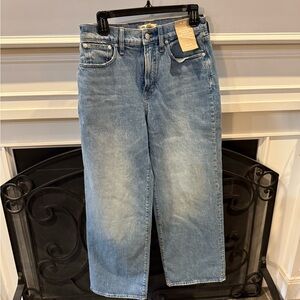 Madewell Women's Light Blue Wide Leg Jeans